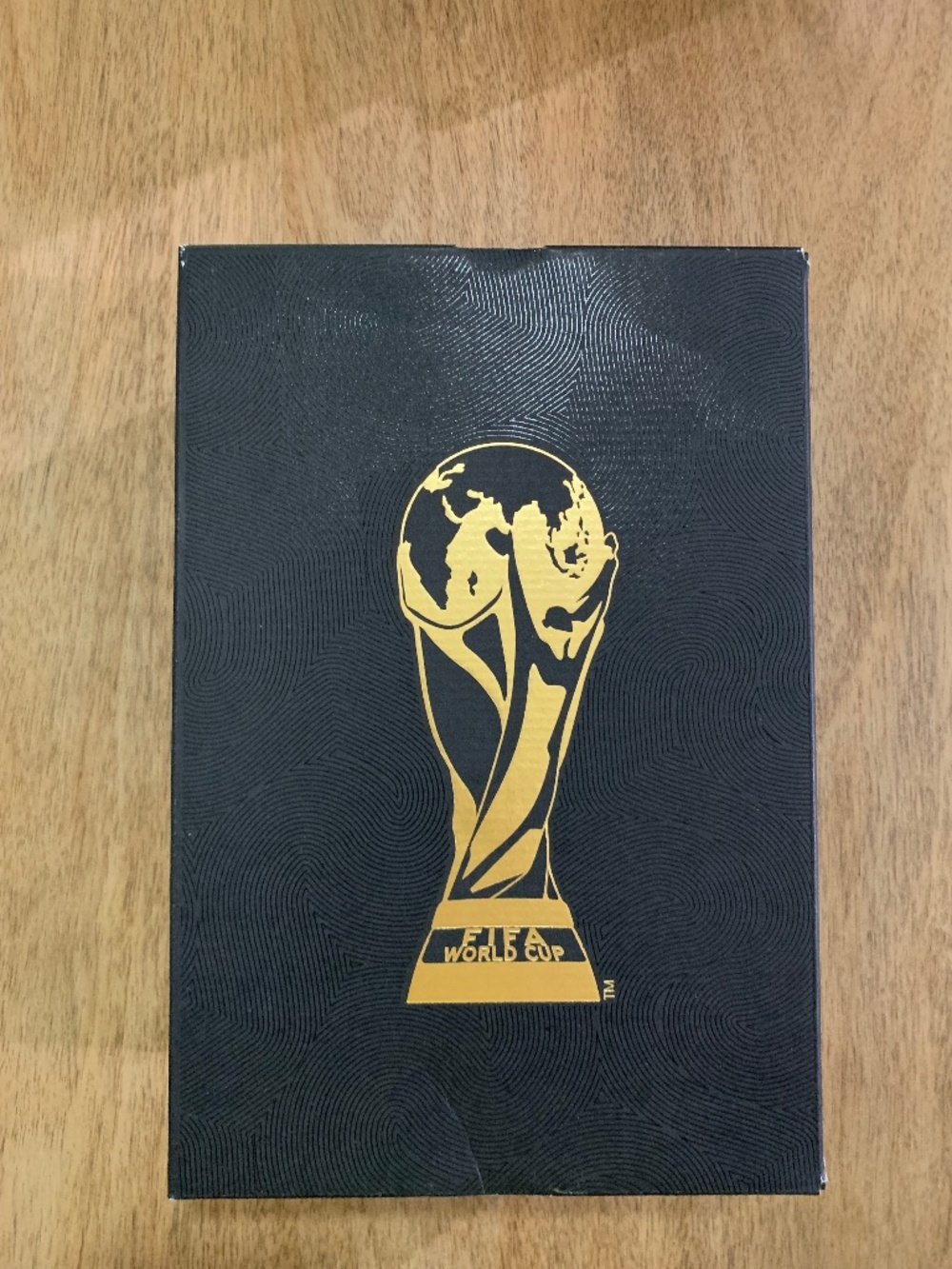 Adidas football FIFA World Cup Sneaker Shoe Black and gold Logo Box only
